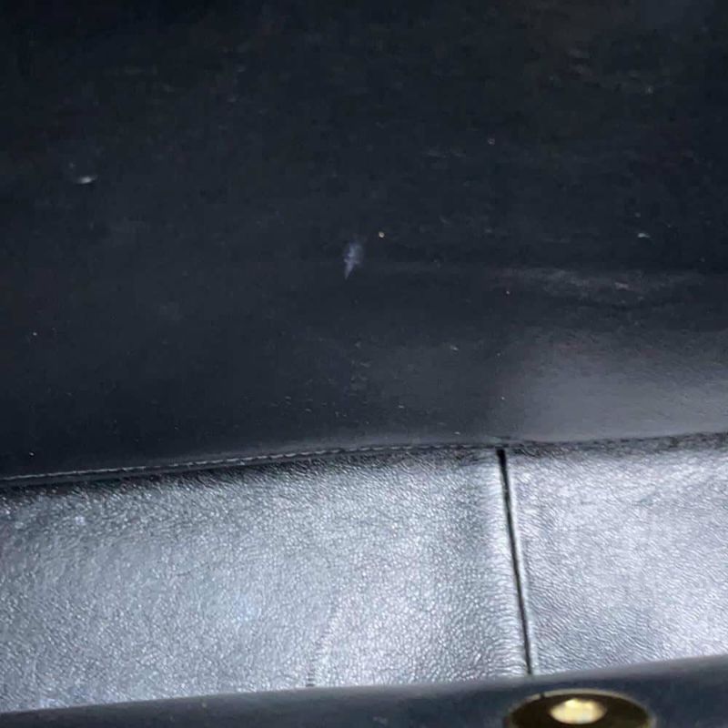 シャネル ハンドバッグ ココマーク マドモアゼル キャビアスキン CHANEL バッグ デカココ 黒