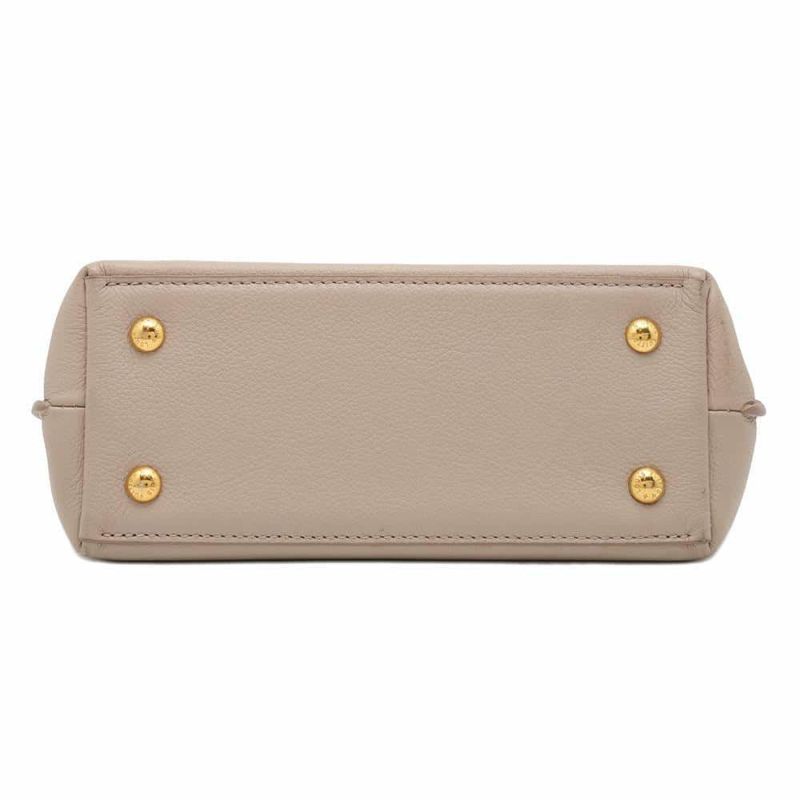 ルイヴィトン ハンドバッグ グレインレザー ロックミー・エヴァー MINI M21052 LOUIS VUITTON グレージュ2way