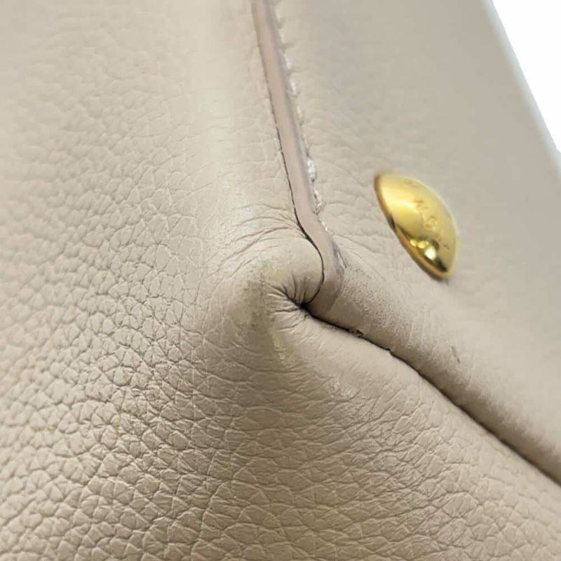 ルイヴィトン ハンドバッグ グレインレザー ロックミー・エヴァー MINI M21052 LOUIS VUITTON グレージュ2way