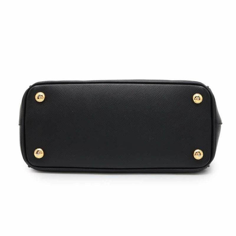 プラダ ハンドバッグ ガレリア スモール サフィアーノレザー 1BA896 PRADA 2wayショルダーバッグ 黒