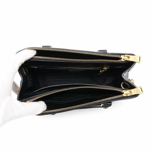プラダ ハンドバッグ ガレリア スモール サフィアーノレザー 1BA896 PRADA 2wayショルダーバッグ 黒