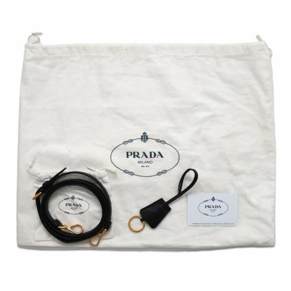 プラダ ハンドバッグ ガレリア スモール サフィアーノレザー 1BA896 PRADA 2wayショルダーバッグ 黒