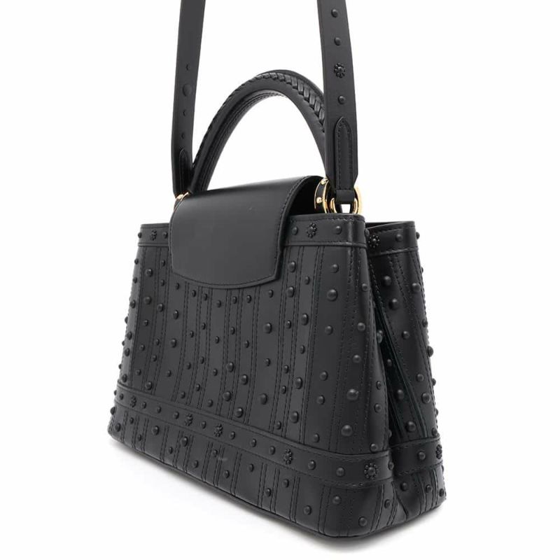 ルイヴィトン ハンドバッグ トリヨンレザー アーティ カプシーヌ コレクション ピーターマリノMM LOUIS VUITTON 2way 黒