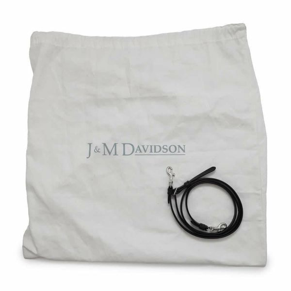 ジェイアンドエム デヴィッドソン ハンドバッグ フリンジ レザー J&M Davidson ショルダーバッグ 黒