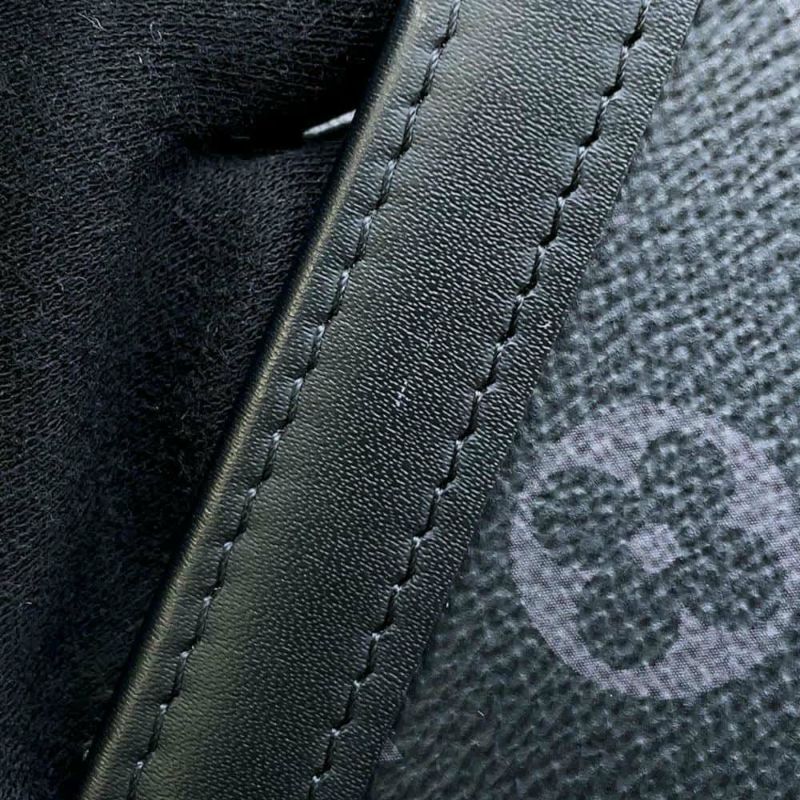 ルイヴィトン クラッチバッグ モノグラム・エクリプス ポシェット・ヴォワヤージュMM M61692 ブラック 黒