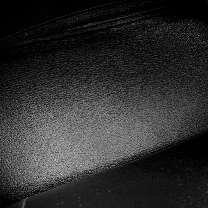 エルメス バーキン30 ブラック/シルバー金具 トリヨンクレマンス □L刻印 HERMES Birkin ハンドバッグ 黒
