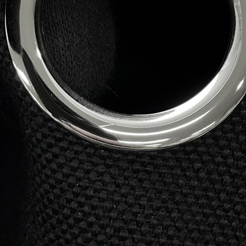 エルメス ショルダーバッグ エールバッグジップGM ブラック/シルバー金具 トワルミリタリー/ヴァッシュハンター W刻印 黒