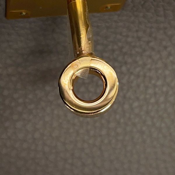 エルメス バーキン30 エタン/ピンクゴールド金具 トゴ D刻印 HERMES Birkin ハンドバッグ