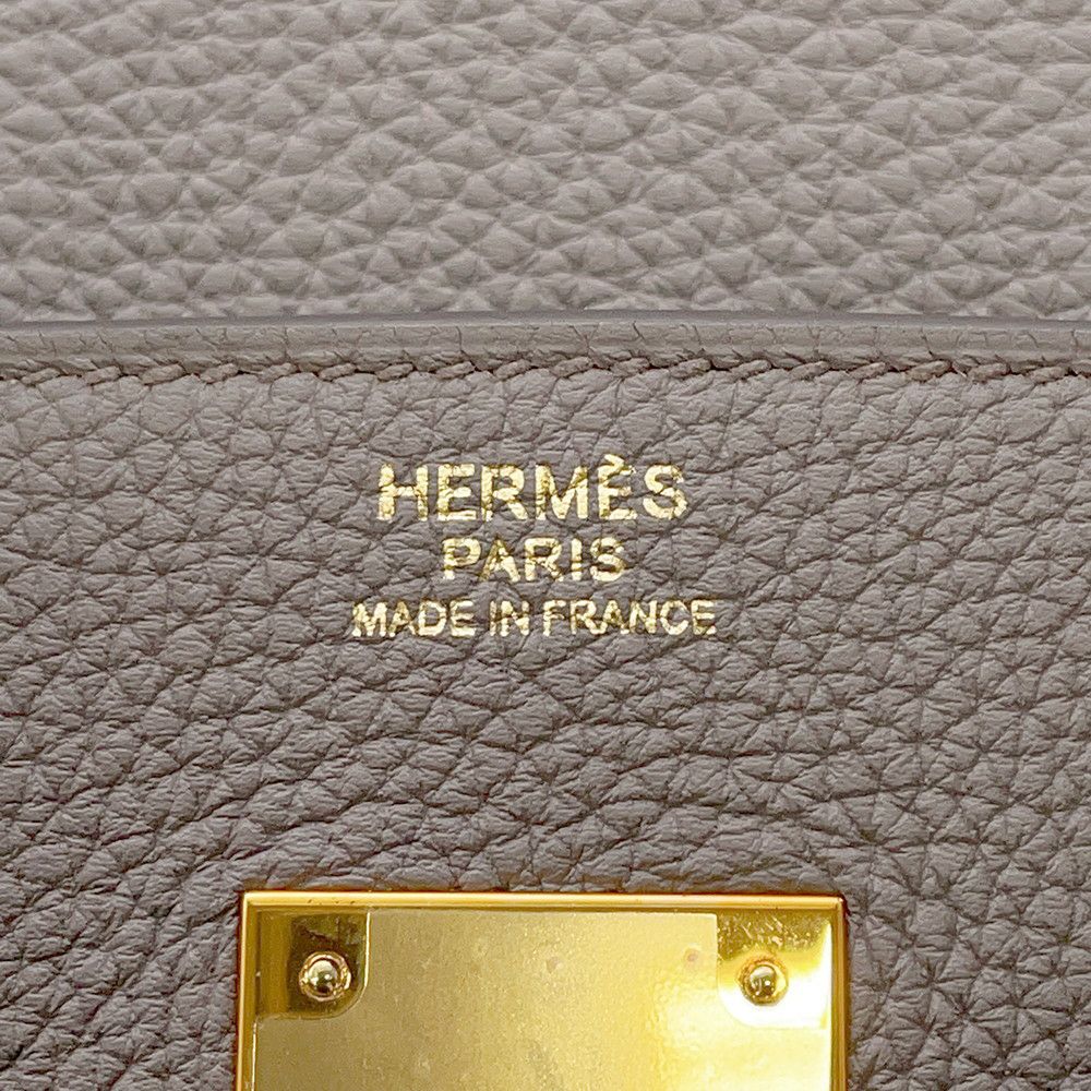 エルメス バーキン30 エタン/ピンクゴールド金具 トゴ D刻印 HERMES Birkin ハンドバッグ