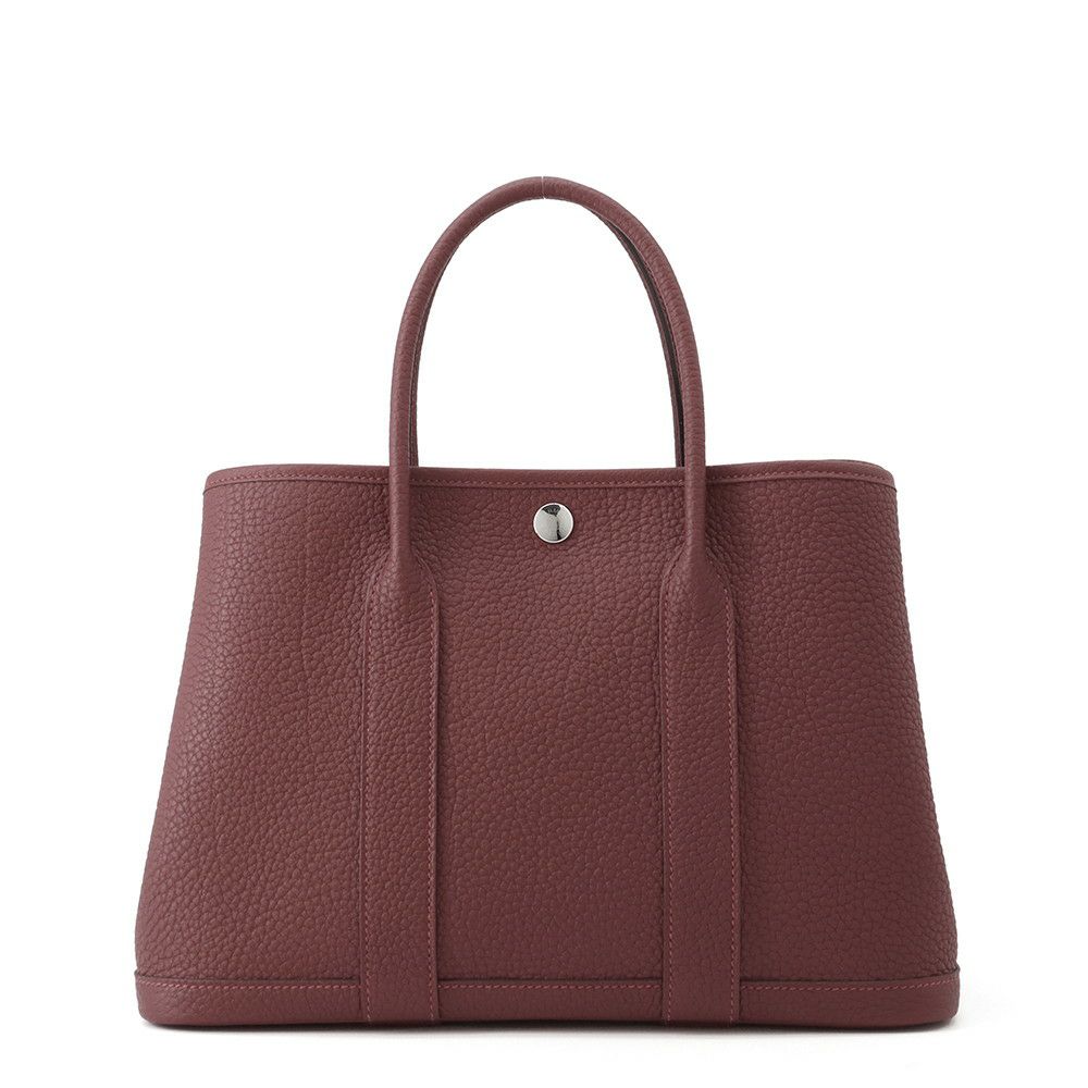 エルメス トートバッグ ガーデンパーティTPM ルージュアッシュ/シルバー金具 ネゴンダ K刻印