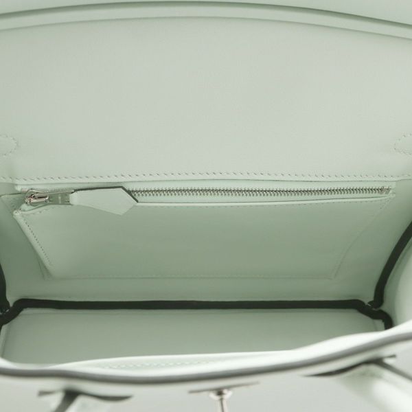 エルメス バーキン25 ヴェールペパーミント/シルバー金具 スイフト K刻印 HERMES Birkin ハンドバッグ