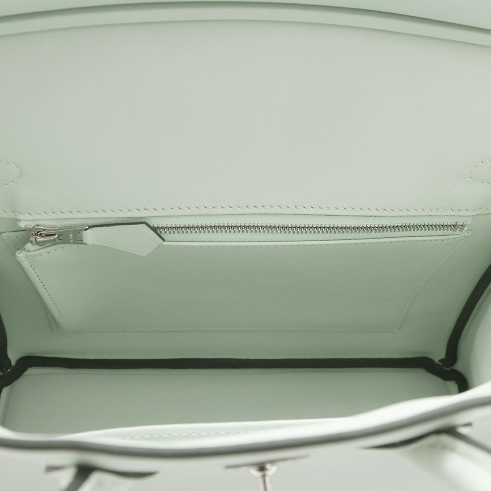 エルメス バーキン25 ヴェールペパーミント/シルバー金具 スイフト K刻印 HERMES Birkin ハンドバッグ