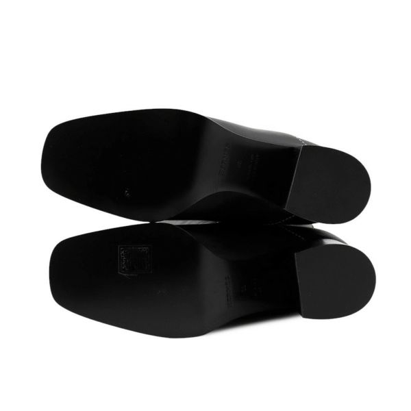 エルメス ブーツ フーレ 60 レザー レディースサイズ38 HERMES 靴 ロングブーツ 黒