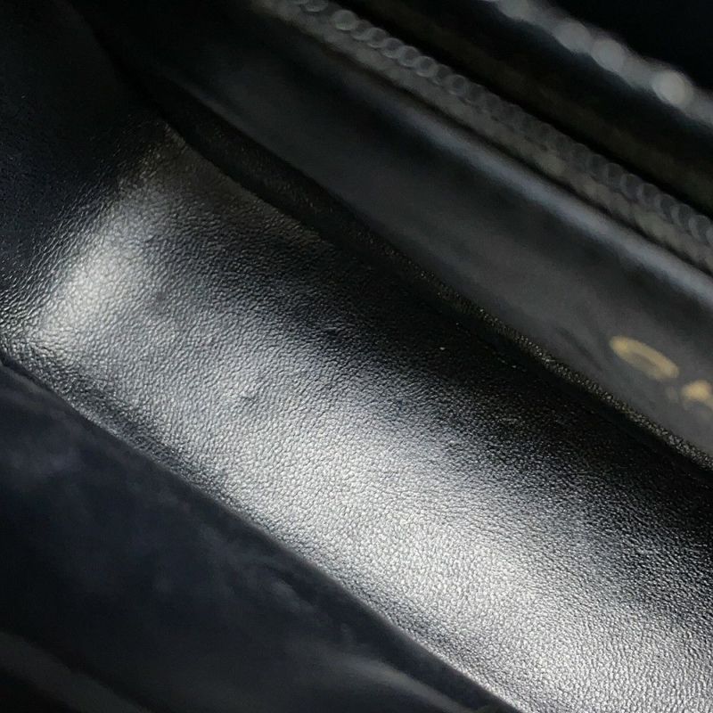 シャネル ハンドバッグ ココマーク マトラッセ ミニ トップハンドル シャイニーカーフレザー AS4543 2way 黒