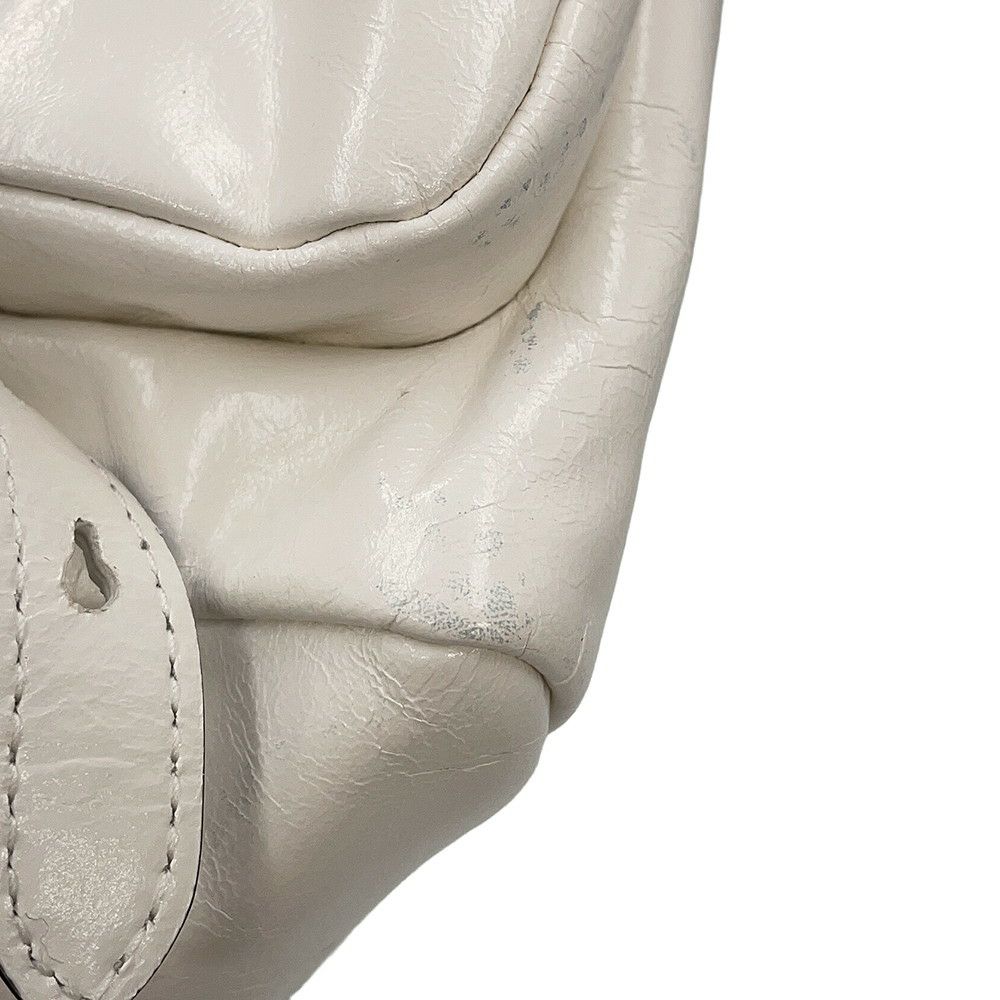 プラダ ハンドバッグ ダングル ミニバッグ レザー 1BB137 PRADA 白