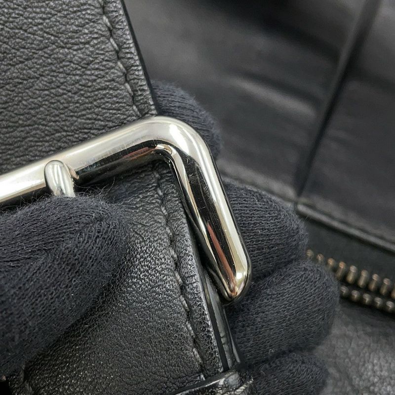 プラダ ショルダーバッグ ロゴ メッセンジャーバッグ レザー VA0959 PRADA 黒