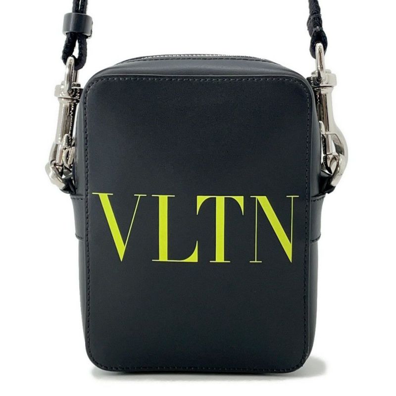ヴァレンティノ・ガラヴァーニ ショルダーバッグ VLTN ロゴ レザー 2Y2B0943WJW VALENTINO 黒