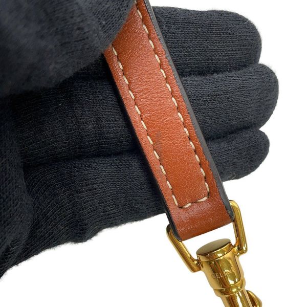 セリーヌ ハンドバッグ キュイル トリオンフ スモール カバ ドローストリング レザー 111013 CELINE 2way