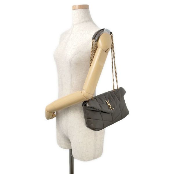サンローランパリ チェーンショルダー バッグ トイパファー ラムスキン 759337 SAINT LAURENT PARIS