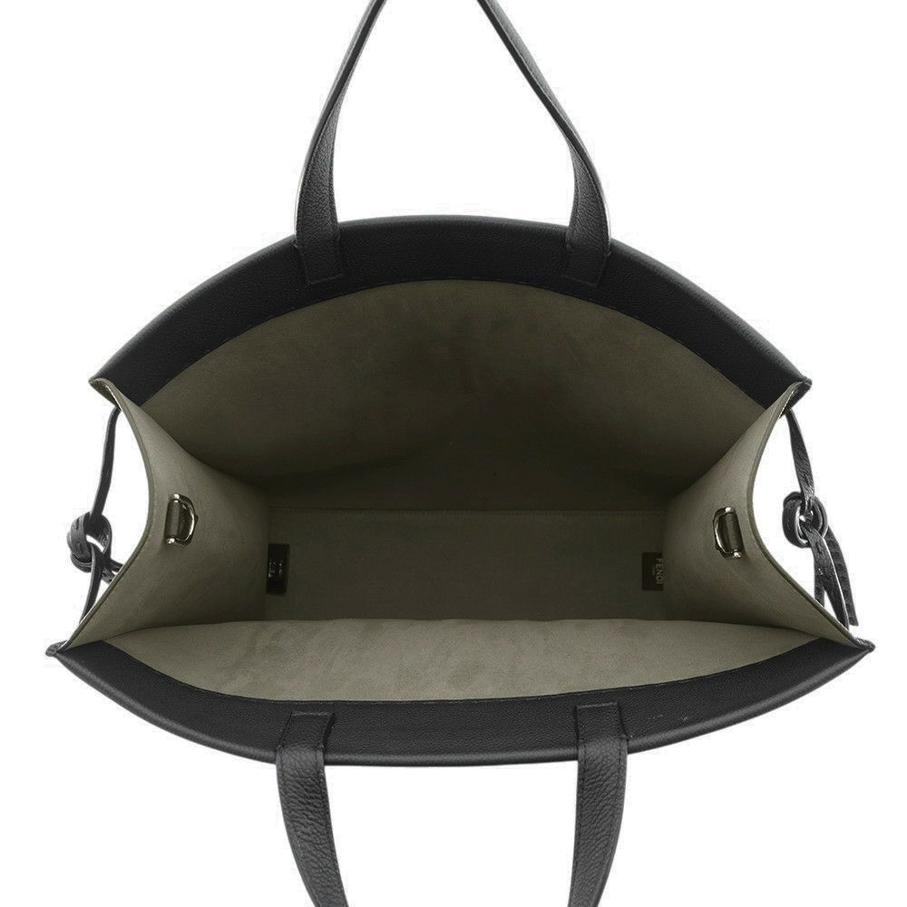 フェンディ トートバッグ ゴー トゥ ショッパー レザー ミディアム 7VA583 FENDI 2wayショルダーバッグ 黒