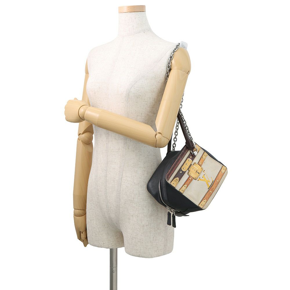 ルイヴィトン ハンドバッグ モノグラム・トロンプルイユ スクエアバッグ M52350 2way