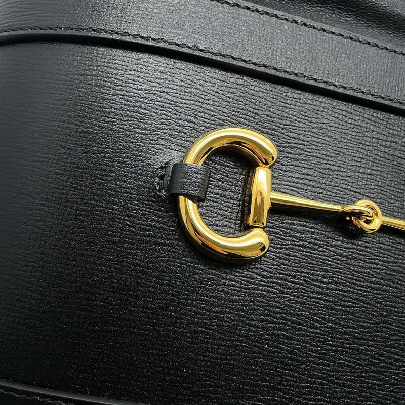 グッチ ショルダーバッグ 1955 ホースビット 602118 GUCCI バケットバッグ 黒