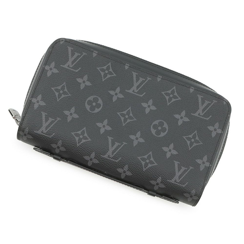 ルイヴィトン 長財布 モノグラム・エクリプス ジッピーXL M61698 LOUIS VUITTON ヴィトン 財布 メンズ 黒 ブラック