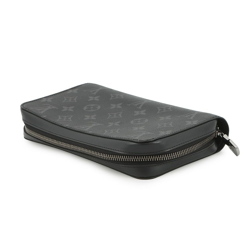 ルイヴィトン 長財布 モノグラム・エクリプス ジッピーXL M61698 LOUIS VUITTON ヴィトン 財布 メンズ 黒 ブラック