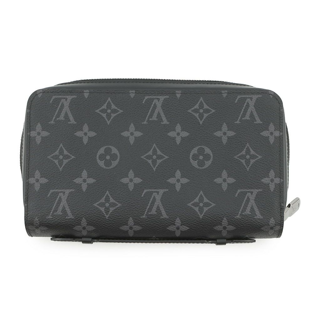 ルイヴィトン 長財布 モノグラム・エクリプス ジッピーXL M61698 LOUIS VUITTON ヴィトン 財布 メンズ 黒 ブラック