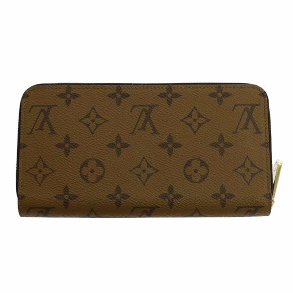 ルイヴィトン 長財布 モノグラム・リバース ジッピー・ウォレット M82444 LOUIS VUITTON 黒