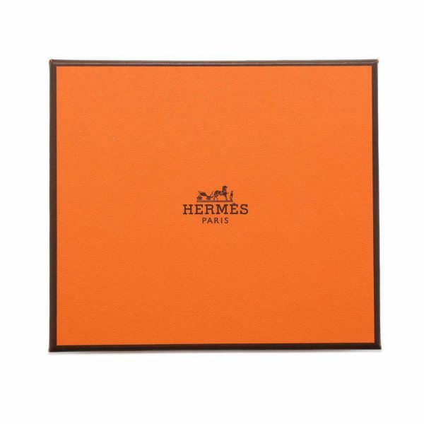 エルメス 三つ折り財布 ベアン コンビネ ブラック/シルバー金具 エプソン W刻印 HERMES 財布 黒