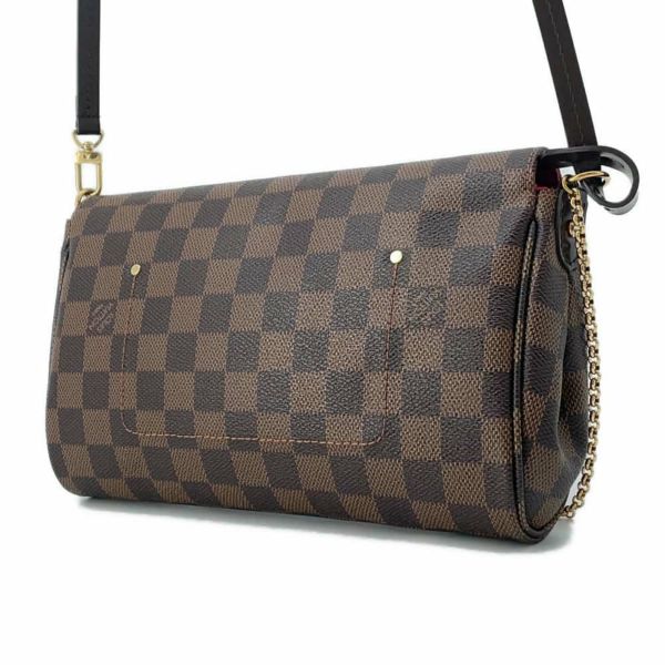 ルイヴィトン ショルダーバッグ ダミエ・エベヌ フェイボリットMM N41129 LOUIS VUITTON ヴィトン バッグ