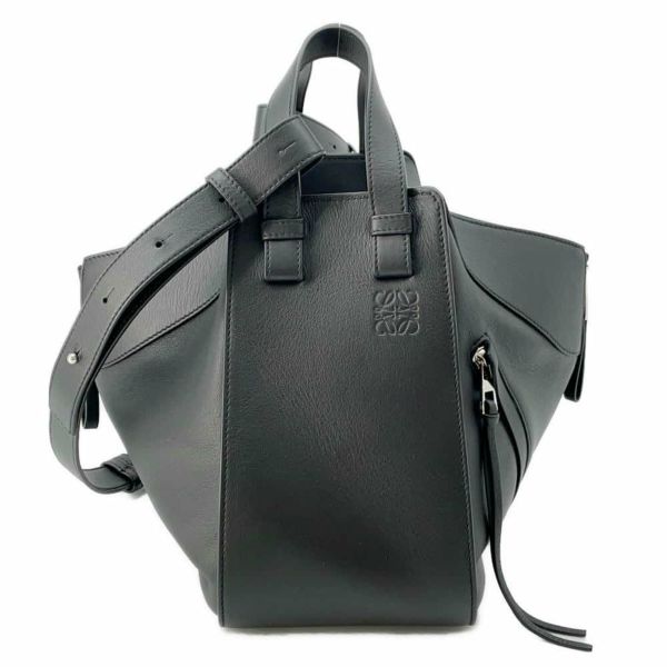 ロエベ ハンドバッグ ハンモック スモール レザー 387.30.S35 LOEWE 2wayショルダーバッグ 黒