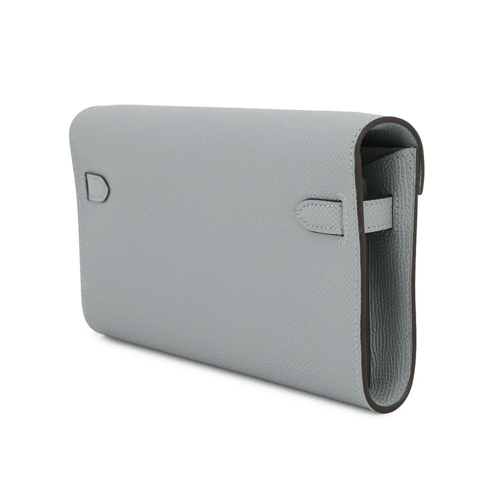 エルメス ケリーウォレット ロング トゥーゴー グリパンタン/ゴールド金具 エプソン K刻印 財布