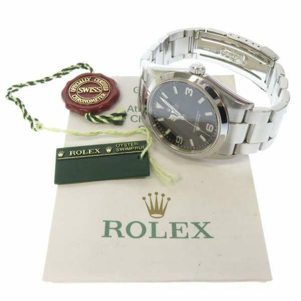 ロレックス エクスプローラー1 F番 114270 ROLEX 腕時計 黒文字盤