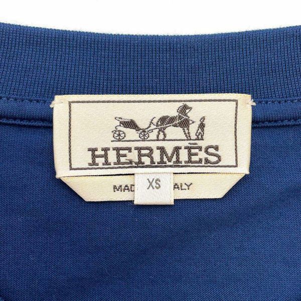 エルメス Tシャツ クォーターバッシュ コットン メンズサイズXS HERMES