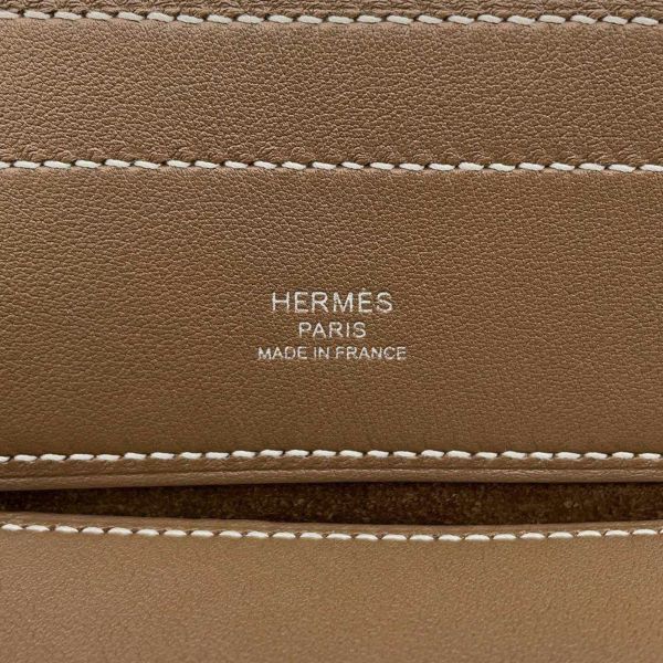 エルメス ショルダーバッグ サックアリーヌ ミニ エトゥープ/シルバー金具 スイフト Y刻印 HERMES バッグ