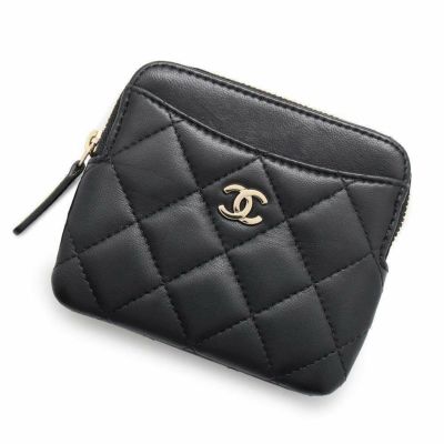 シャネル コインケース マトラッセ ココマーク コーラルレッド ラムスキン AP2061 CHANEL 財布 小銭入れ 黒 安心保証 |  中古・新品ブランド販売ギャラリーレア公式通販