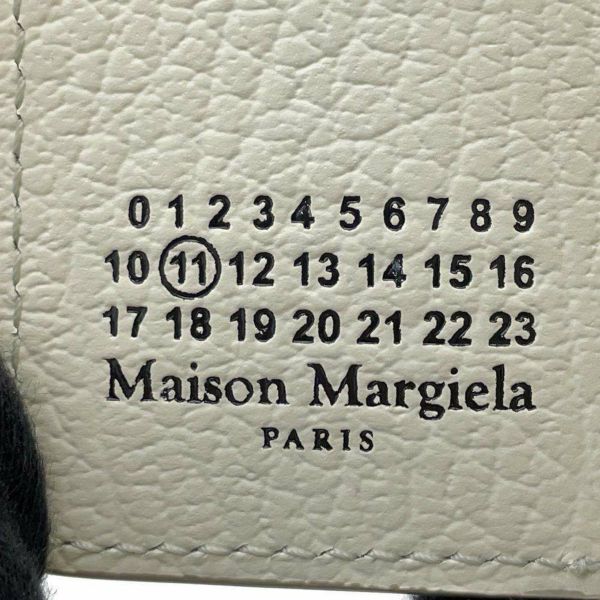 メゾンマルジェラ 三つ折り財布 レザー S36UI0416 Maison Margiela 財布 白