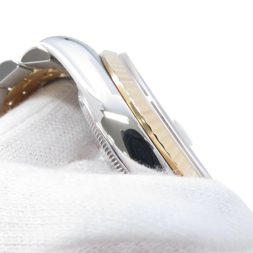 ロレックス デイトジャスト S番 SS/K18YG 116233G ROLEX 腕時計 シャンパン/ハウンドトゥース文字盤 10Pダイヤ