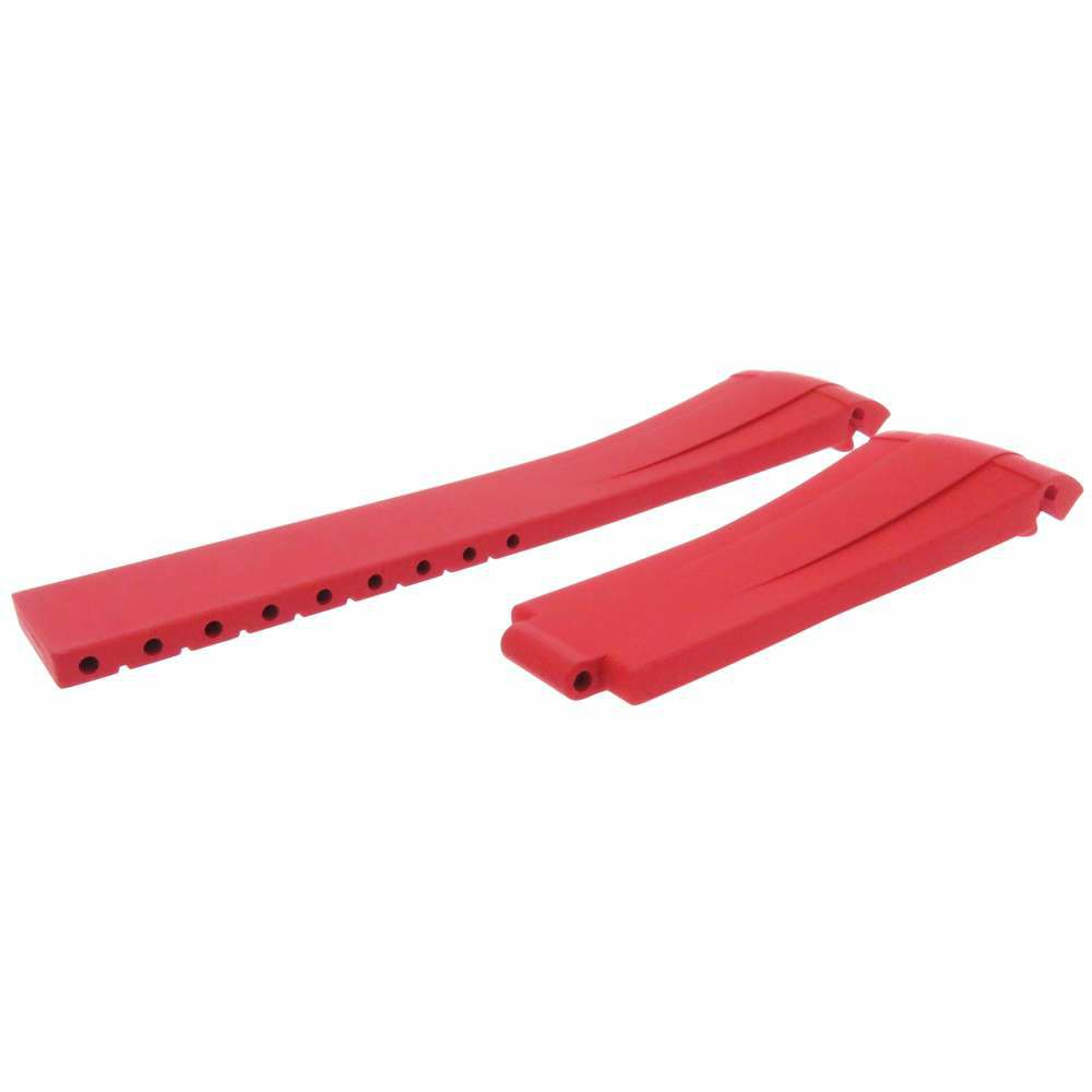 ラバービー ロレックス専用 替えベルト M103 RUBBER B バンド レッド
