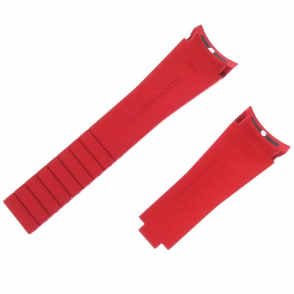 ラバービー ロレックス専用 替えベルト M103 RUBBER B バンド レッド