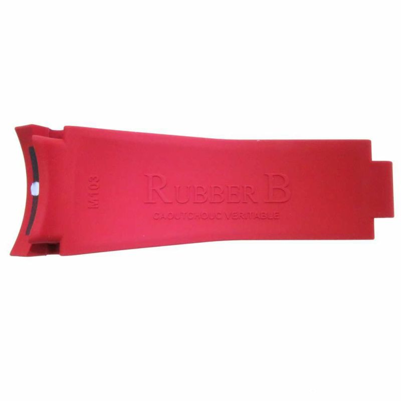 ラバービー ロレックス専用 替えベルト M103 RUBBER B バンド レッド