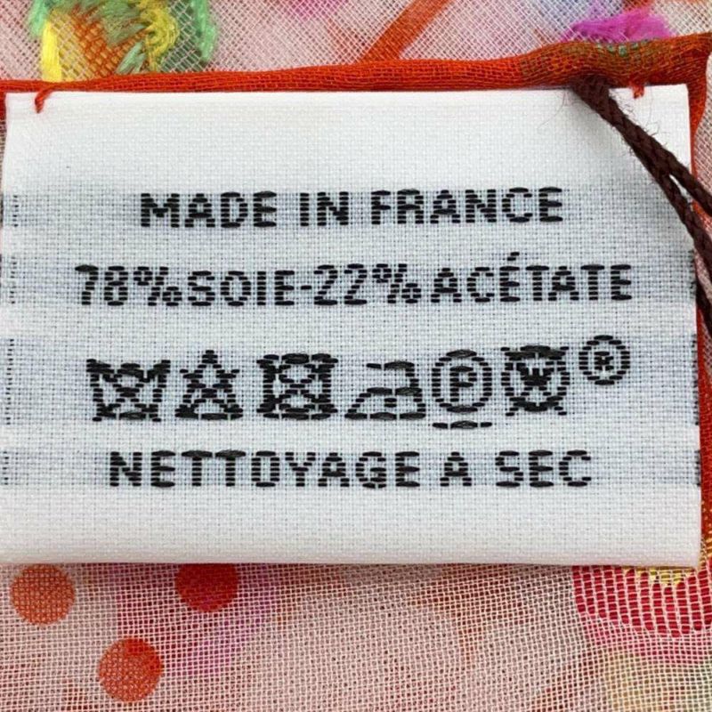 エルメス スカーフ カレ60 ジグザグのサングル レインボードット Zig Zag Pois Rainbow シルク アセテート 2023春夏