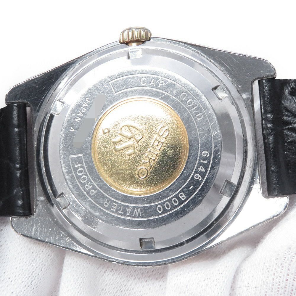 セイコー グランドセイコー ハイビート 3600 6146-8000 SEIKO 腕時計 シルバー文字盤
