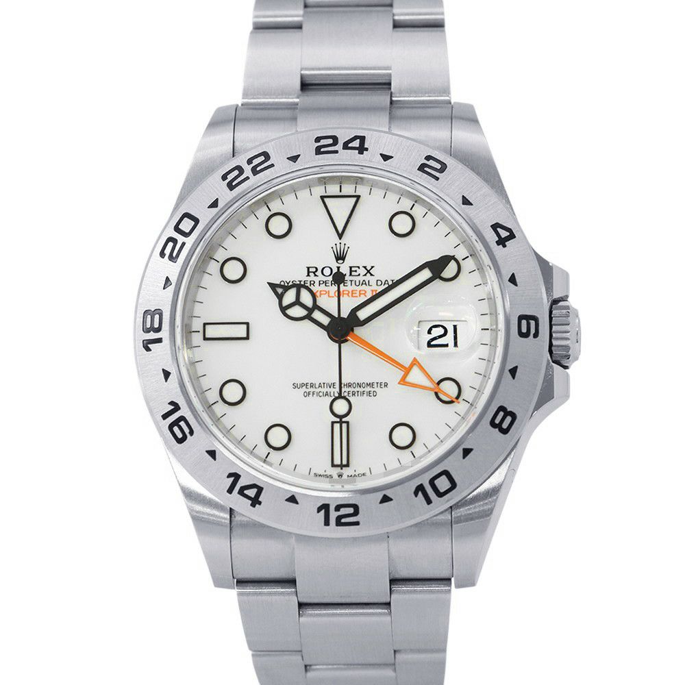 ロレックス エクスプローラー2 ランダムシリアル ルーレット 226570 ROLEX 腕時計 白文字盤
