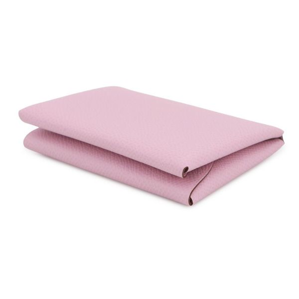 エルメス コインケース カルヴィ デュオ モーヴシルベストル/シルバー金具 エプソン K刻印 HERMES 財布