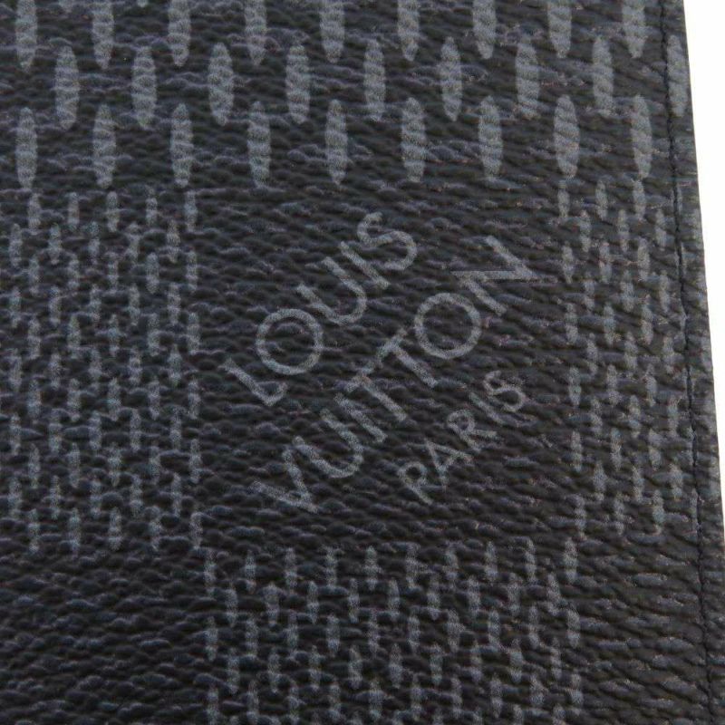 ルイヴィトン 長財布 ダミエ・グラフィット3D ポルトフォイユ・ブラザ NM N60436 LOUIS VUITTON ヴィトン 財布 メンズ ブラック 黒