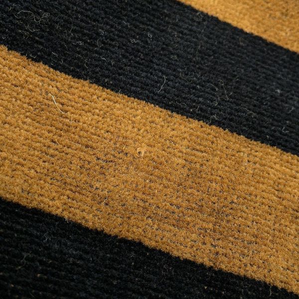 フェンディ ポンチョ ペカン ストライプ コットン FENDI アウター フード付き 黒