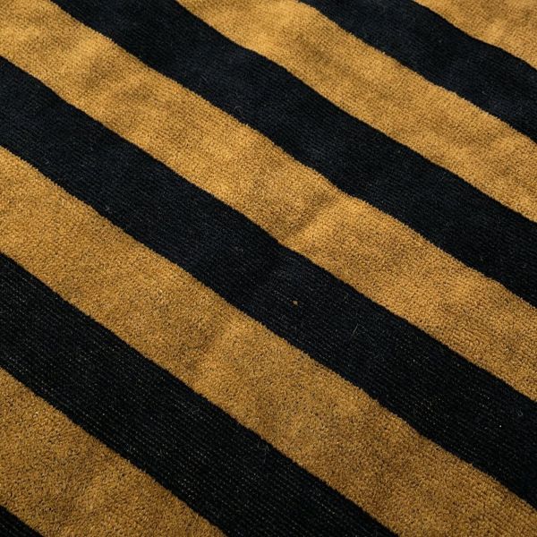 フェンディ ポンチョ ペカン ストライプ コットン FENDI アウター フード付き 黒